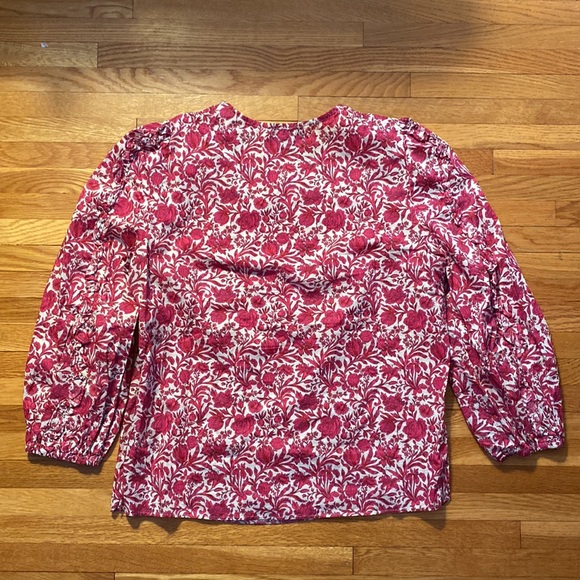 J.Crew Liberty Ruffle Sleeve Blouse - Picture 9 of 9